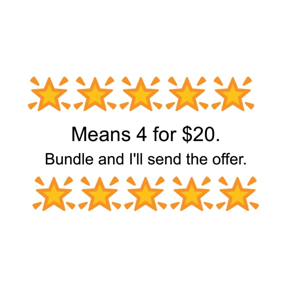 Sale 4 for $20